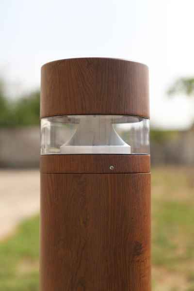 LIGHTSOFT Bollard MicroPRIM™ Walnut Finish