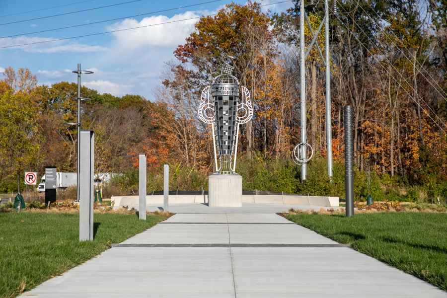 INDOT Clear Creek Day Walkway to Sculpture
