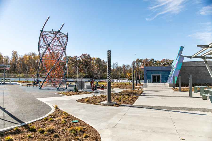 INDOT Clear Creek Day Walkway With Column