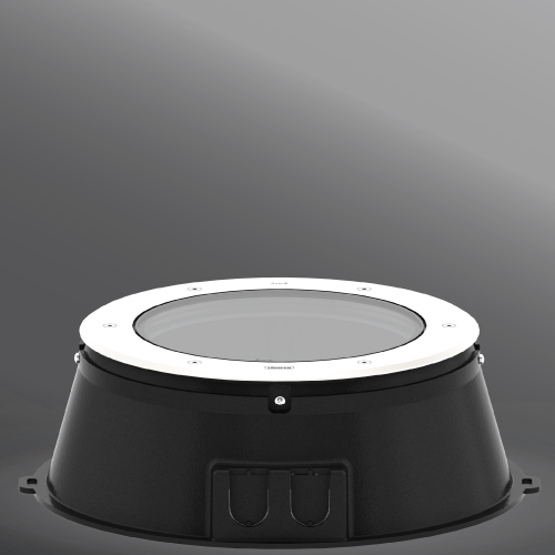 Click to view Ligman Lighting's Kios 9 &amp; 10 TYPE II, III &amp; IV Uplight Extended Frame 14.17" (model UKI-606XX).