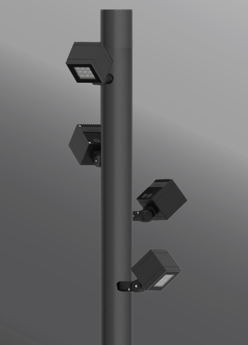 Ligman Lighting's Lador Square Cluster Column (model ULD-200XX).