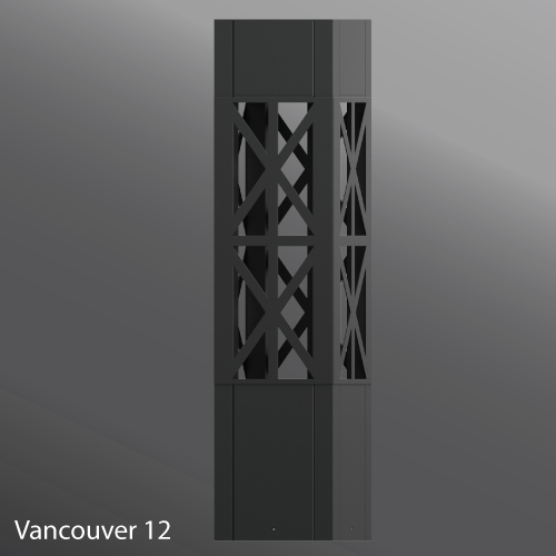 Ligman Lighting's Vancouver Square Bollard (model UVA-10XXX).