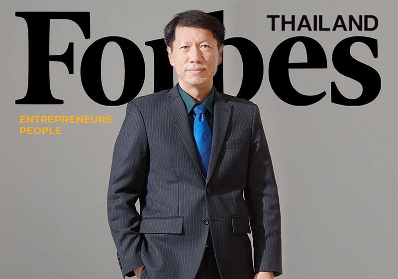 Ligman founder Sakchai Manawongsakul as seen on the cover of Forbes Thailand