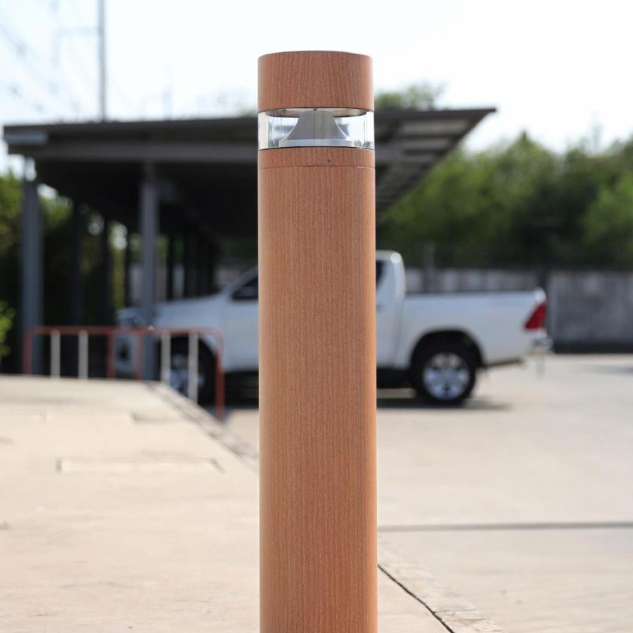 DaVinci Smart Bollard with MicroPRIM wood finish